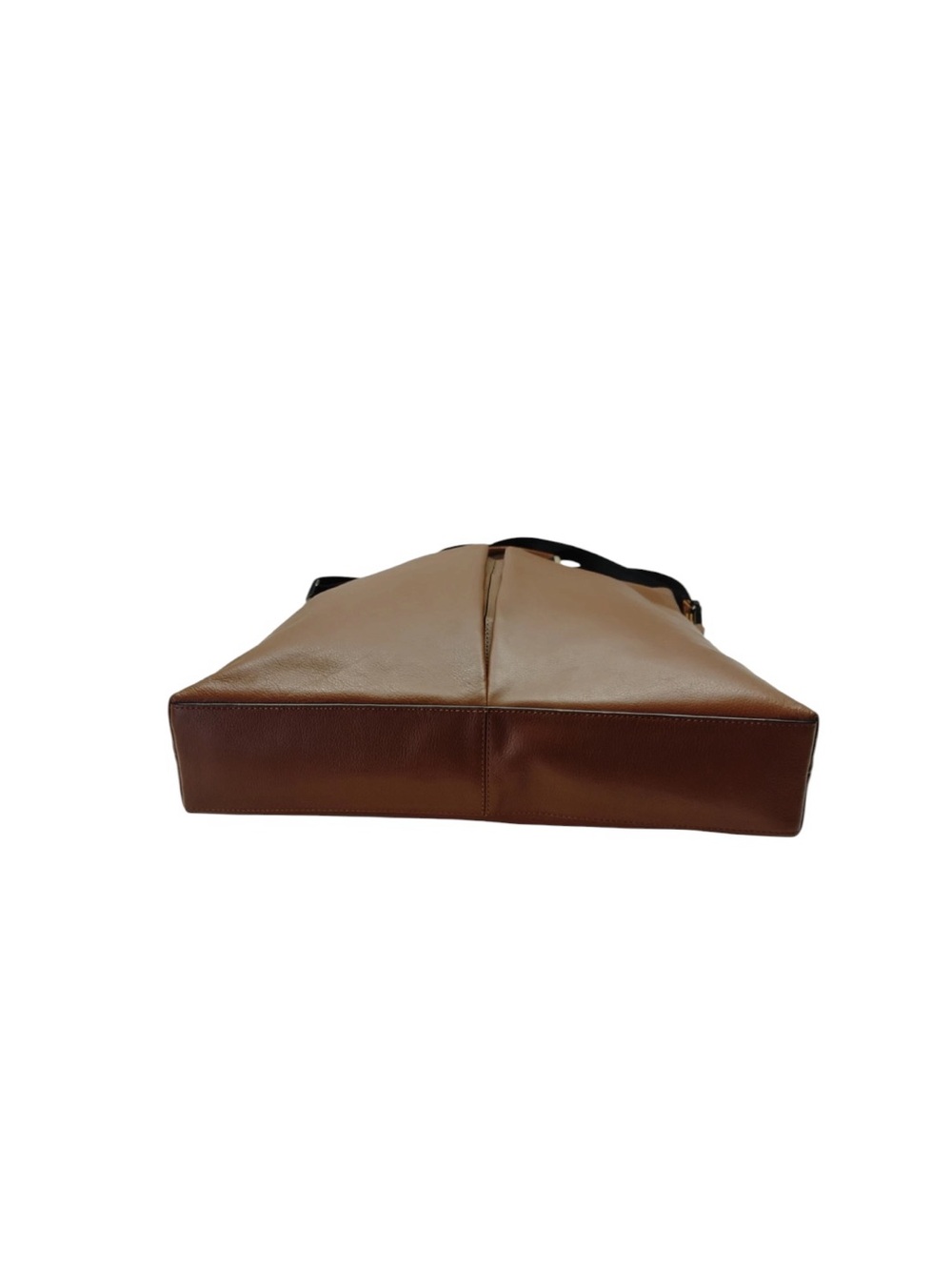 Coach Charles Foldover Tote Dark Saddle - Picture 5 of 9